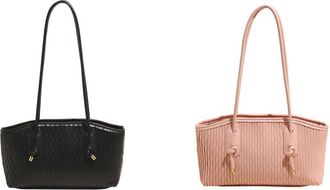 Generic Womens PU Leather Shoulder Bag with Adjustable Strap Large Tote for Daily, Work, Shopping & Travel