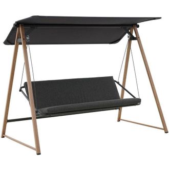 Hesperide Columpio De Jard&iacute;n De Miel Y Carb&oacute;n - 224 X 135 X 173 Cm - Hesp&eacute;ride