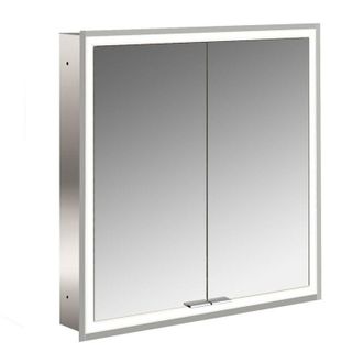 Emco Prime Armario Con Espejo Iluminado, 600 Mm, 2 Puertas, - Emco