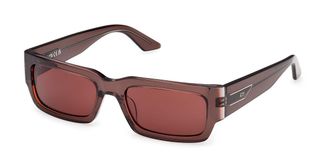 GCDS GD0068 50S Mens Sunglasses Brown Size 53