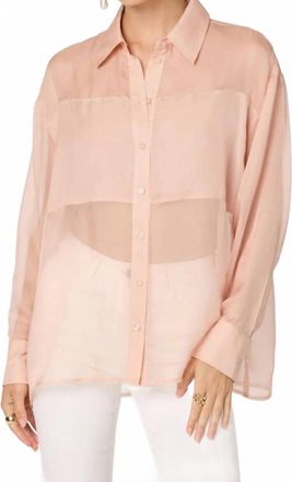 Astr Evie Blouse In Blush