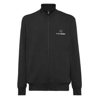 Plein Sport Jogging Jacket - Heren - Sportshirts - Zwart - 4XL - Polyester - Fitness