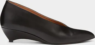 Jil Sander 45mm Arc Leather Pumps