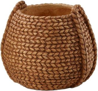 Tag Catania Cement Basket Planter for 5 Inch Drop In Plants in Beige at Nordstrom