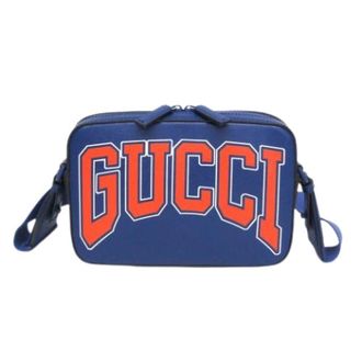Gucci Vintage, unisex, Blauw, ONE Size, Leer, Pre-owned 774453 Clutch & Shoulder Bag