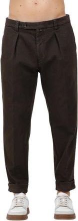 Berwick 1707 Heren, Broeken, Bruin, Maat: XL