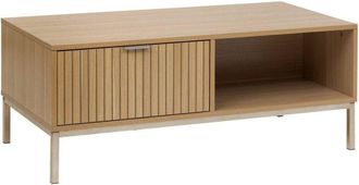 5five Simply Smart 5five Simply Smart - Mesa De Centro Tasso Efecto Madera Natural 100x40cm - 5five