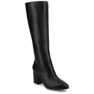 Journee Collection Women & apos;s Ameylia Medium and Wide Width Wide Calf Boots