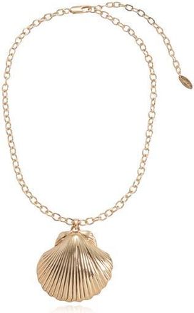Ettika Scallop Shell Pendant Necklace in Gold at Nordstrom Rack