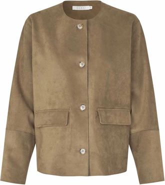 Masai Lange Mouw - Dames - Zomerjassen - Bruin - XL - Jassen