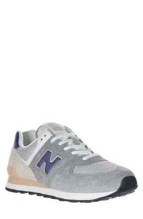 New Balance Gender Inclusive 574 Sneaker in Slate Grey/Rain Cloud at Nordstrom, Size 14.5 Womens