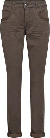 Mos Mosh MOS Mosh, Broeken, Dames, Bruin, W32, Naomi Treasure Pant in Falcon