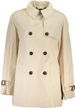 Tommy Hilfiger Klassieke Trenchcoat - Dames - Trenchcoats - Beige - XS - Katoen - Jassen