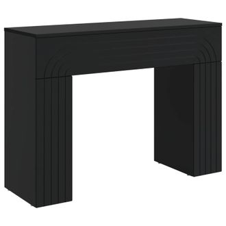 vidaXL Mesa De Centro Negro 102 X 35 X 75 Cm Madera De Ingenier&iacute;a Vidaxl