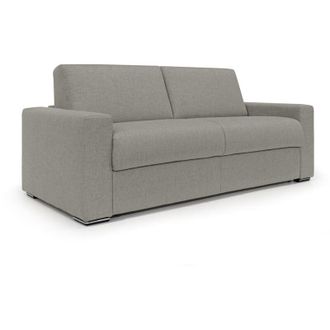 Divani.Store Divani.store - Nixon Sof&aacute; Convertible Con Colch&oacute;n H2o En Tela Impermeable 200 Cm (mat. 140x197) Marr&oacute;n