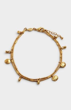 Katie Loxton Cochellia Anklet in Gold Coated at Nordstrom, Size 9