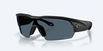 Costa Mens Pilothouse Pro Sunglasses In Matte Black/gray 580P