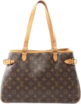 Louis Vuitton Pre-owned Handbags, female, Brown, Size: ONE SIZE Pre-owned Monogram Canvas Shoulder Bag