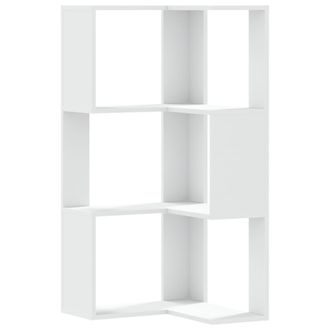 vidaXL Vidaxl - Libreria Angolare 3ripiani Bianca 50x50x102cm Legno Multistrato