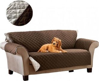 Trade Shop Trade Shop - Copridivano Double Face 2 Posti Per Animali Proteggi Da Peli 140 X 170 Cm