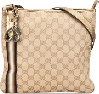 Gucci Pre-owned Gucci GG Canvas Jolicoeur Crossbody 144388 203998