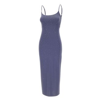 MC2 Saint Barth Maxi Dresses, female, Blue, Size: L Evy Midi Dress
