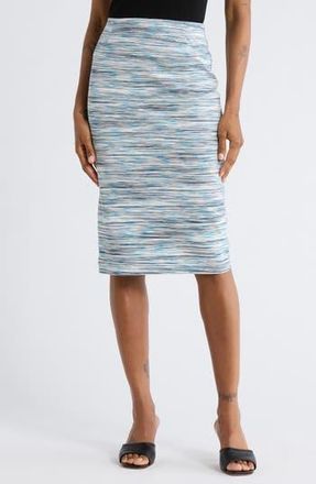 M Missoni Gonna Space Dye Skirt in Multi Jersey Nero Azzurro at Nordstrom Rack, Size 4 Us / 40 It