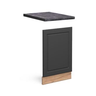 Vicco Panel Frontal Fame-line, Antracita-oro, 45 Cm, Et Antracita Vicco