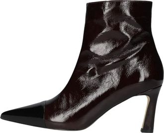Notre-V Enkellaarsje - Dames - Schoenen - Zwart - Maat: 38 EU Leer