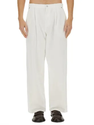 Moschino Cotton Denim Jeans - White