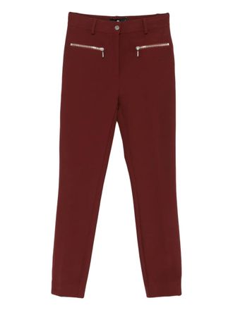 Etro zip-detail trousers - Red