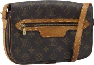 Louis Vuitton Pre-owned Cross Body Bags, female, Brown, Size: ONE SIZE Pre-owned Saint Germain 24 Shoulder Bag