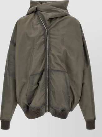 Rick Owens padded oversized hooded coat
