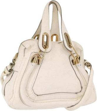 Chlo&eacute; Pre-owned Handbags, female, Beige, Size: ONE SIZE Pre-owned Handbag