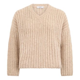 PESERICO Dames, Truien, Beige, Maat: XS Polyamide