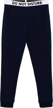 Moschino Pantaloni sportivi in cotone - Blu