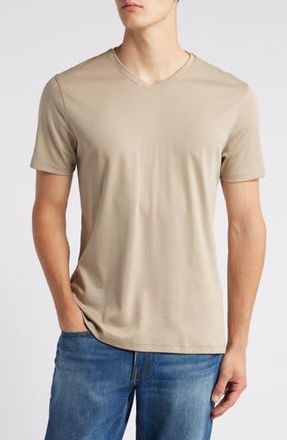 Robert Barakett Georgia Regular Fit V-Neck T-Shirt in Twine at Nordstrom Rack, Size Xx-Large