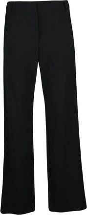Patrizia Pepe Pantalones Rectos - Trousers - Mujer - Negro - L