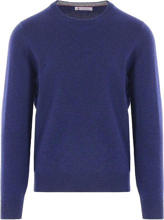 Brunello Cucinelli Uomo, Maglie, Blu, S, new