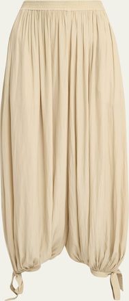 Chlo&eacute; Balloon Trousers with Tie Details