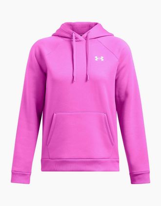 Under Armour Womens Armour Ua Fleece Hoodie Hoody Womens - Purple - Size: 16