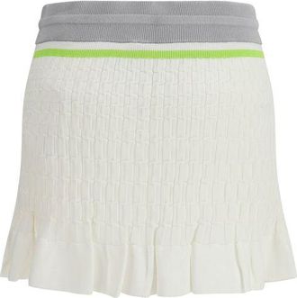Casablanca Womens White Cotton Mini Skirt