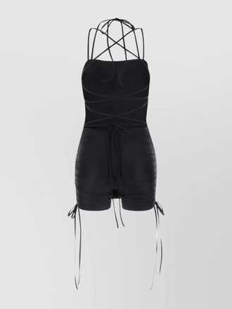 Balenciaga stretch nylon mini dress