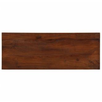 vidaXL Piano Tavolo 90x40x3,8 cm Rettangolare in Massello di Recupero vidaXL