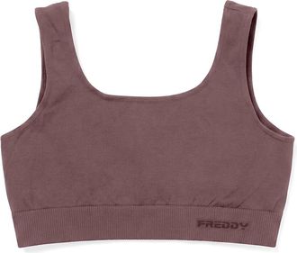 Freddy Top Sportivo Seamless con Fascia Sottoseno in costina