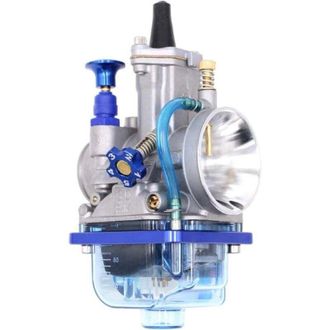 OEM Adecuado Para Carburadores De Competici&oacute;n Universales Pwk De 21-34 Mm Para Motocicletas, Con Cuba Azul, Copa De Bocina Y Colector De Admisi&oacute;n, Apto Pa
