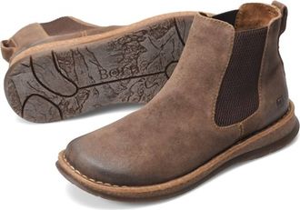 Born Mens Brody Chelsea Boot In Taupe