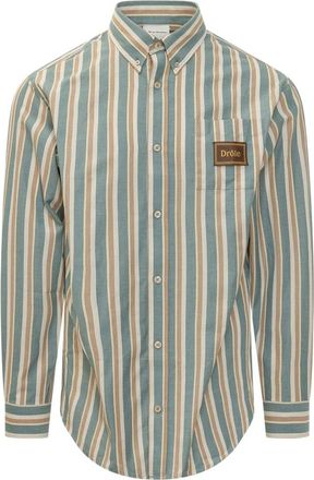 Dr&ocirc;le de Monsieur Ray&eacute;e Shirt - Heren - Casual Overhemden - Veelkleurig - S - Katoen - Overhemden