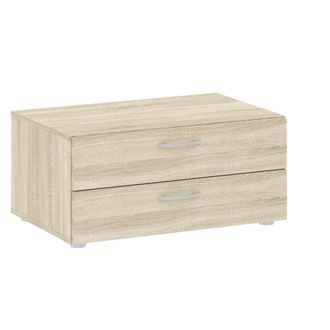 Dmora Cajonera Limerick, C&oacute;moda Multiusos, C&oacute;moda De Dormitorio, Gabinete Con Cajones, 74x52 H35 Cm, Roble - Dmora