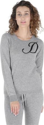 Dee Ocleppo Dames, Truien, Grijs, Maat: XL Kasjmier